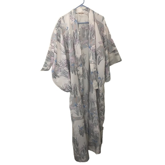 Japanese long maxi open duster kimono ONE SIZE - Picture 1 of 12